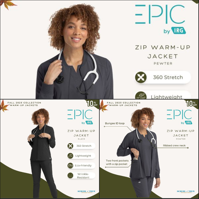 Epic by IRG Zip Warm-up Jacket – 10% Off