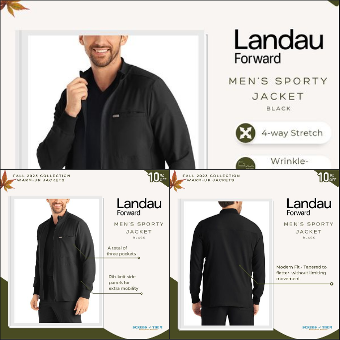 Landau Forward Men's Sporty Jacket – 10% Off